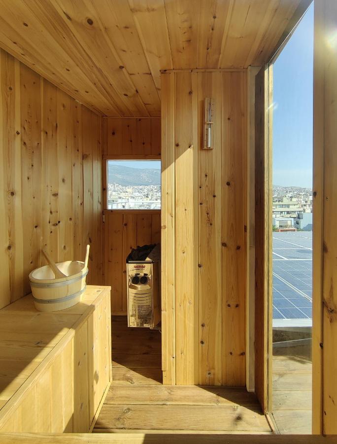 Unique Solar Penthouse With Jacuzzi And Sauna In Central Atenas Exterior foto